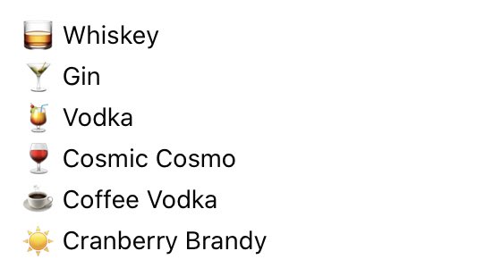 In honor of #WorldEmojiDay, leave an emoji in the comments to show your preferred drink...