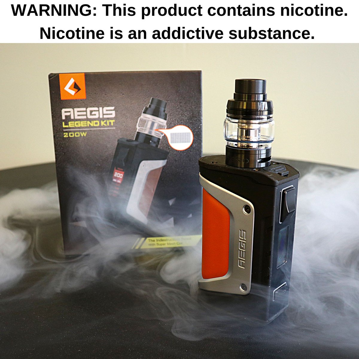 valleyvaporsct's tweet photo. *RESTOCKED* The #Aegis Legend Kit! These are in high demand, so be sure to get it while you can. Equipped with the #AEROMesh Tank, the #AegisLegend Mod reaches 200W, takes two 18650 batteries, and is complete with a #puffcounter LED display . Get it today! Must be 21+ to purchase https://t.co/RZZwayiqqn