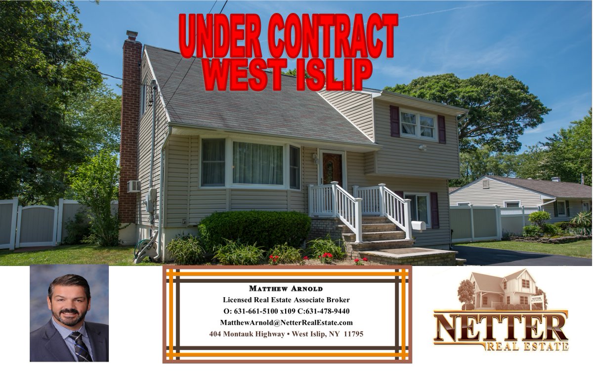 #UNDERCONTRACT #LONGISLAND #WESTISLIP #REALESTATE #REALTORS