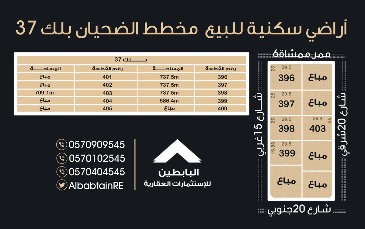 البابطين العقارية tweet media