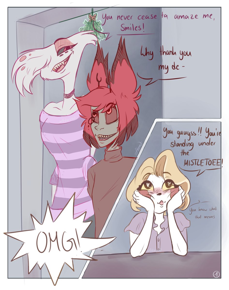 Nureon_'s tweet image. The Comic is finished!

Don't worry about Al. He just has an existential crisis. 

#radiodust #HazbinHotelAngelDust #HazbinHotelAlastor #HazbinHotelFanart #radiodustcomic