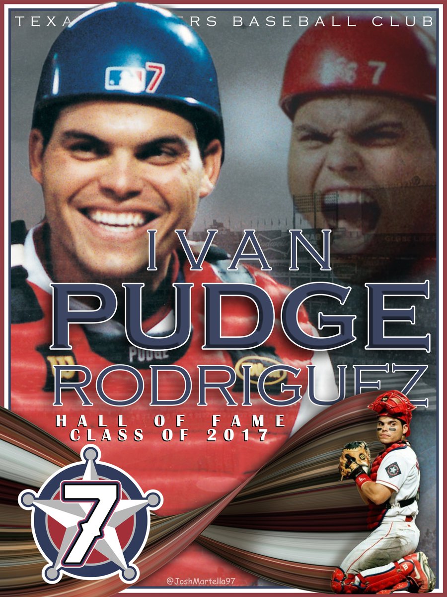 JoshMartella97's tweet photo. One week - also known as a @Pudge_Rodriguez - until @Rangers Opening Day! #TogetherWe https://t.co/8XumkWJ37S