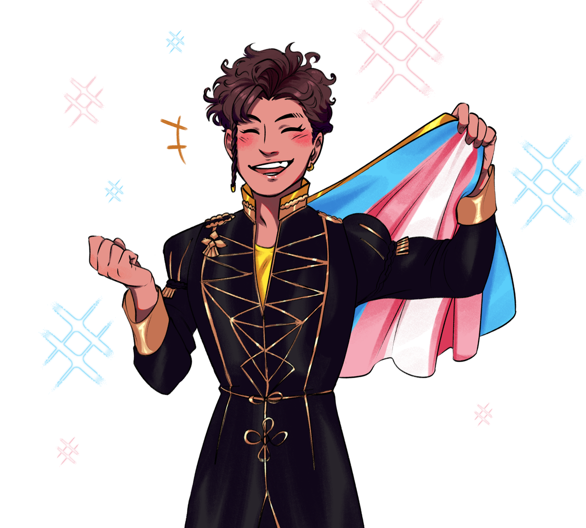 i heard about the @fetransweek and sprinted to draw this immediately #FE3H 