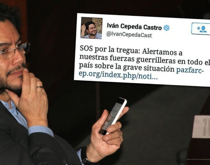 🇨🇴Chulit🅰💖⚘ (@michulachulita) on Twitter photo #CepedaConLasFFMMNoSeMeta
El HP que quiere meterle mano a nuestras FFMM, cambiar sus esquemas y tener acceso a información clasificada es el mismo que cuida a sus fuerzas guerrilleras.
La Narcoguerrilla FARC-ELN sabe q las <a href="/FuerzasMilCol/">Fuerzas Militares de Colombia</a> no los van a dejar traquetear en paz #CepedaConLasFFMMNoSeMeta
El HP que quiere meterle mano a nuestras FFMM, cambiar sus esquemas y tener acceso a información clasificada es el mismo que cuida a sus fuerzas guerrilleras.
La Narcoguerrilla FARC-ELN sabe q las <a href="/FuerzasMilCol/">Fuerzas Militares de Colombia</a> no los van a dejar traquetear en paz