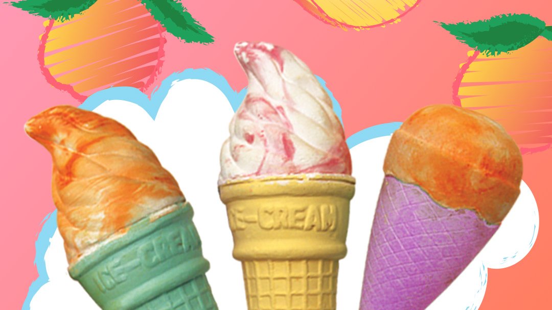 I scream, you scream, we all scream for #icecream! Happy #PeachIceCreamDay from our #chalkedyumstix! #TGIF