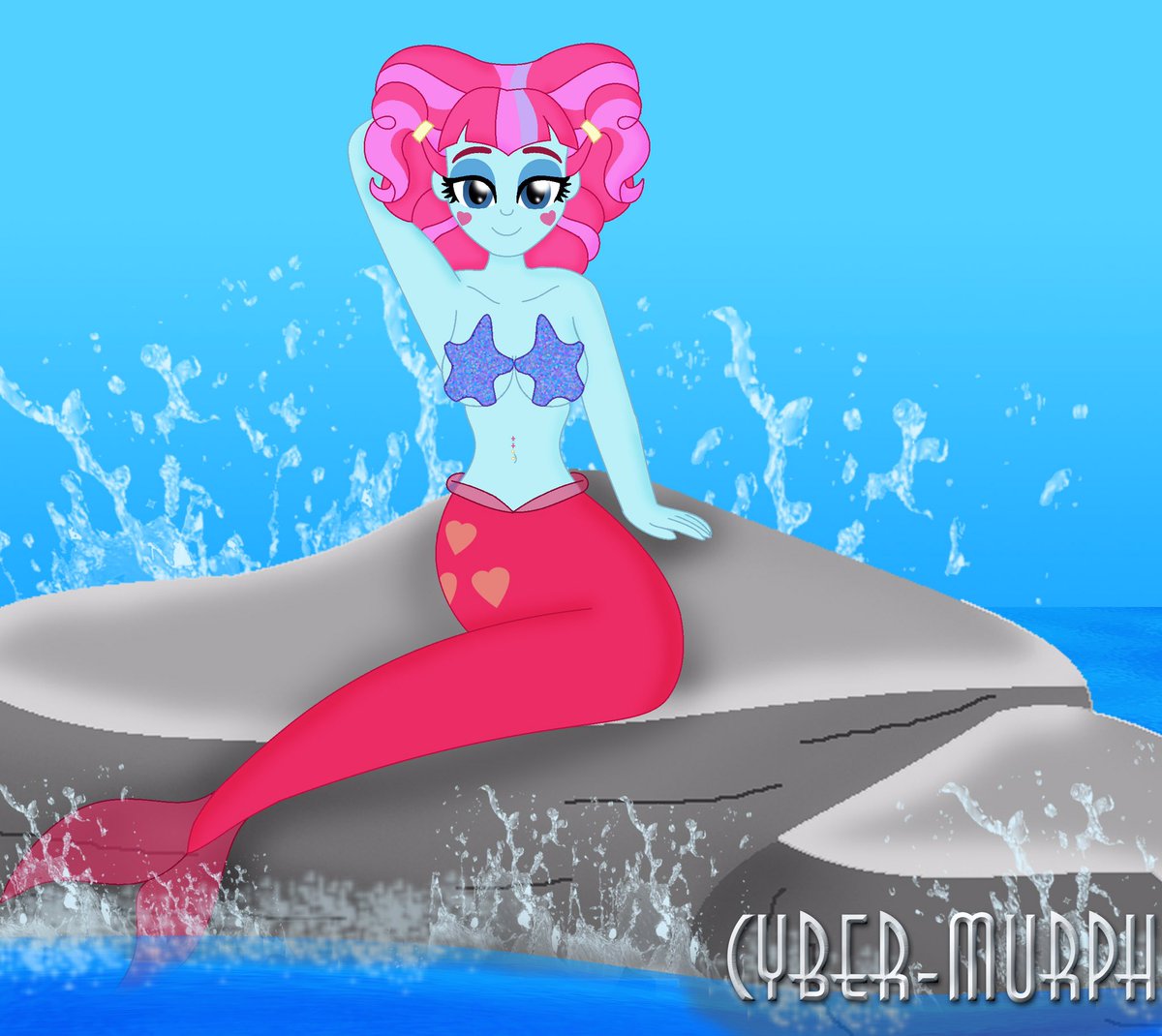 cybermurph04's tweet photo. K-Lo and Su-Z mermaids!! #equestria_girls #EquestriaGirls #mermaid #fanart #cute #cybermurph https://t.co/JGnzC4S20S