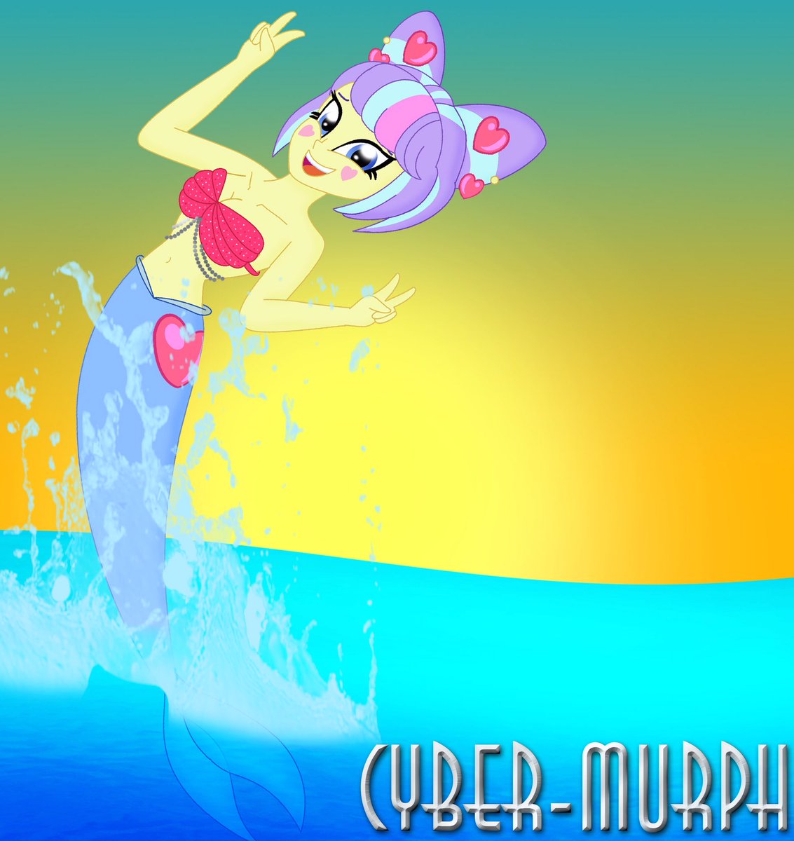 cybermurph04's tweet photo. K-Lo and Su-Z mermaids!! #equestria_girls #EquestriaGirls #mermaid #fanart #cute #cybermurph https://t.co/JGnzC4S20S