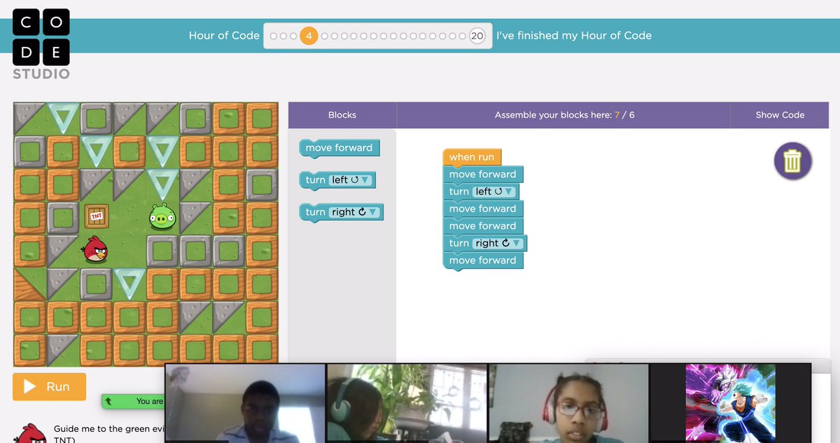 LenardITC's tweet image. How about a coding challenge?! Yaassss! 👍🏼 These @RPS_Schools @TechConnectRVA Ss are ALWAYS up for a challenge &amp;amp; continually exceed expectations! Check it out for yourself! Can you conquer all the levels?! @NextUpRVA #WeAreRPS #distancelearning 

bit.ly/TCcode3