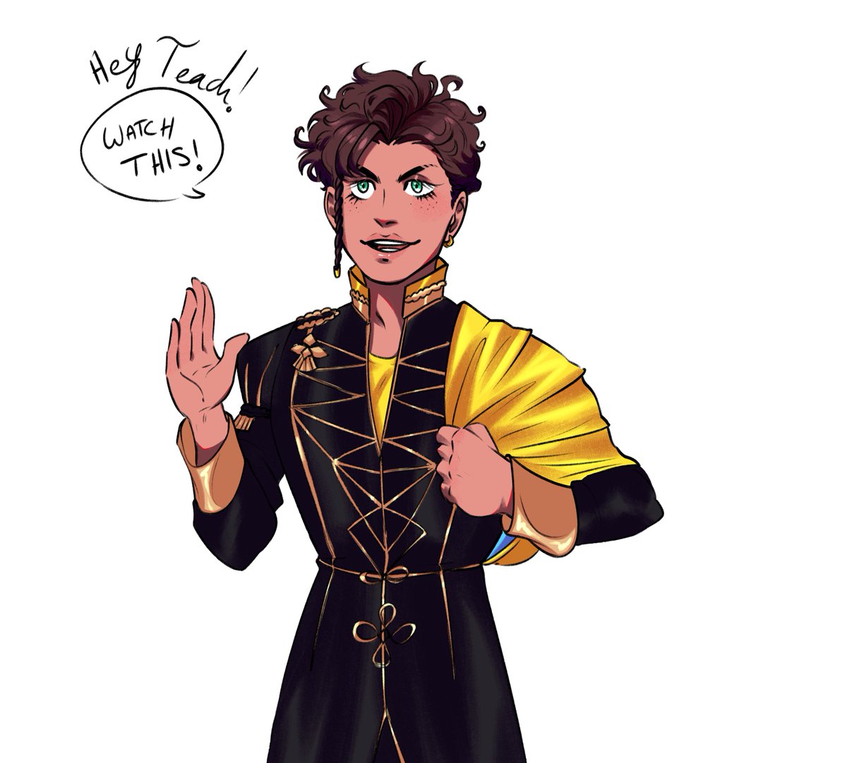 i heard about the @fetransweek and sprinted to draw this immediately #FE3H 