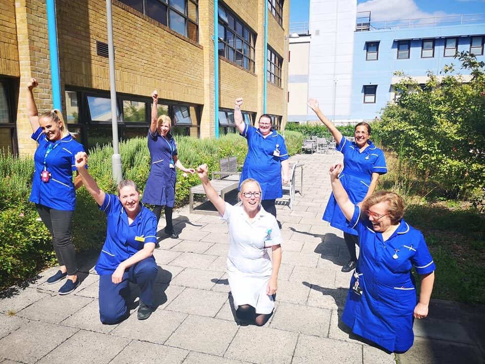 rosiehospital's tweet photo. Today saw the launch of our first #continuityofcarer team #Emerald @rosiehospital @CUH_NHS #betterbirths Green for Go! 💚💚💚 https://t.co/xcA84GGu6b