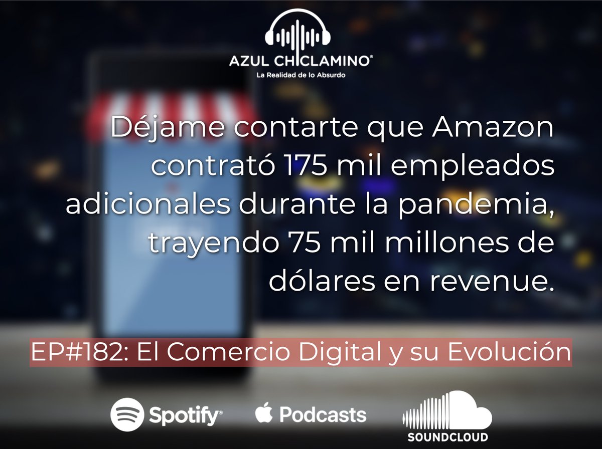 EP#182: El Comercio Digital y su Evolución
Spotify: spoti.fi/38Zct00
Apple Podcast: apple.co/30hVlib
Soundcloud: bit.ly/2DMjFBc
Blog: bit.ly/3h2Ff2z