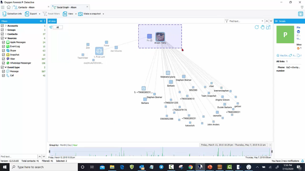oxygenforensic's tweet photo. #2020NCCC One of the simplest things you could do to organize your social graphs is merge contacts. Amanda is currently demonstrating this task in our presentation: https://t.co/WmMhxnwZGA https://t.co/WHc7uyxw4j