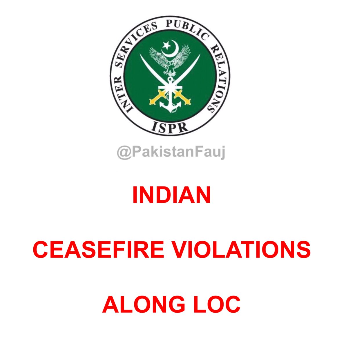 PakistanFauj's tweet photo. #DGISPR Major General Babar Iftikhar,
1,697 #CFVs by Indian troops in 2020
#IndianArmy initiated unprovoked Ceasefire Violations (CFVs) in #Rakhchikri & #Baroh Sector along #LOC targeting civilians, injuring 2 women from #Kirni & #Gahi villages.
#PakistanArmy #ISPR https://t.co/QqVDC8Ake2