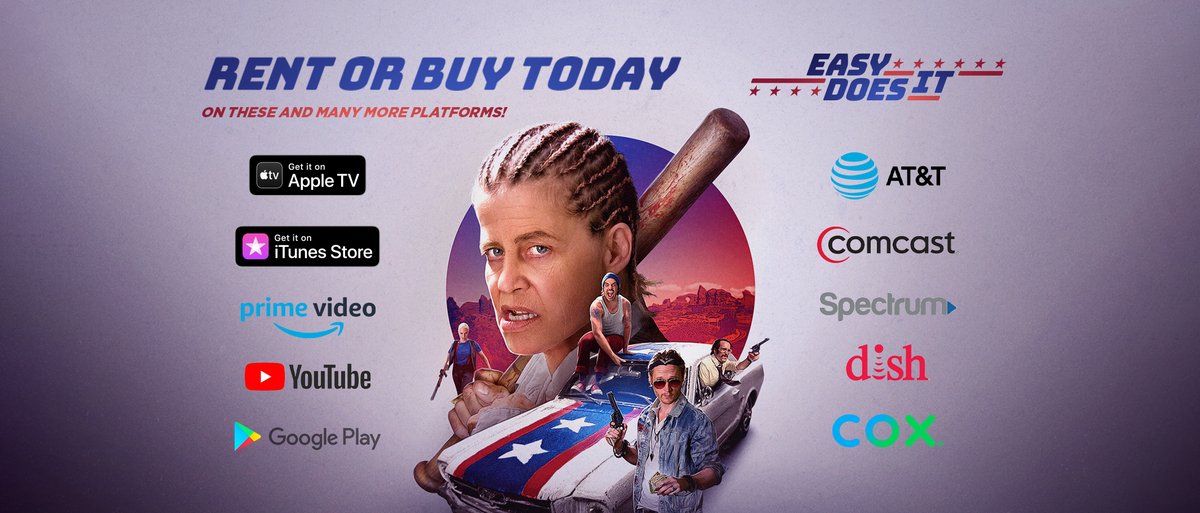 Watch EASY DOES IT today! In theaters or for rental or purchase for at home On Demand now!🧨🌟
