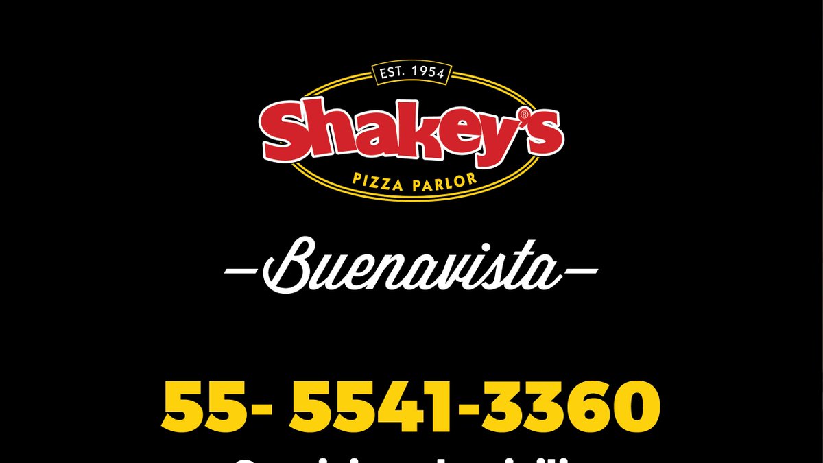 Los esperamos en #Shakey’s ¡Buenavista!

Tenemos servicio a domicilio y para llevar al:
☎️ 55-5541-3360
o por las plataformas
#UberEATS
#SinDelantal.M
#Didifoodmexico 😛🍕🍕

#Shakeys #ShakeysPizzaMexico #pizzas #pizzalover #pizzatime #pizza🍕#pizzaislife #food #foodlover