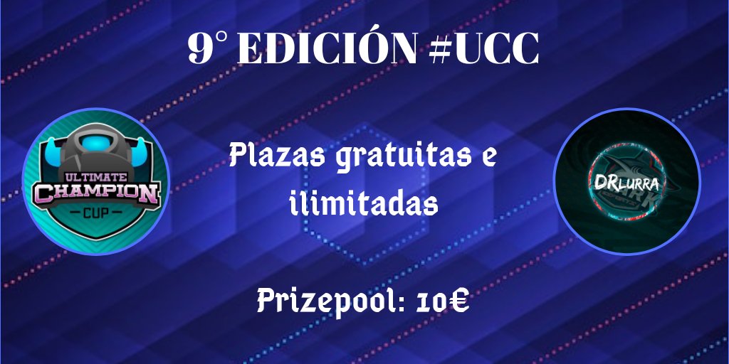 Una nueva edición con premio gracias a <a href="/drlurra/">drlurra</a>.

En esta ocasión las plazas son ILIMITADAS!

Cómo participar? Manda vía MD el hastag #UCC (solo se acepta desde cuentas de equipos reales) y se te enviará el enlace al server de Discord.

Tenéis 24 horas desde la publicación🏆