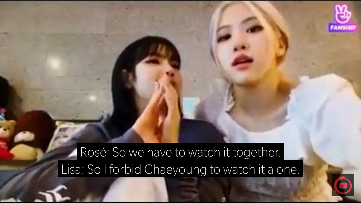iceekoko's tweet photo. The way Lisa and Rosé used the word "WE" sounds like they won't last a day without each other 😭 And t's funny how Lisa forbid Rosé to watch the series alone bc she wanted Rosé to watch it with her. Simple things but it's one of the sweetest ❤️

#LISA #ROSÉ #CHAELISA @BLACKPINK https://t.co/jvhPaiTFJa