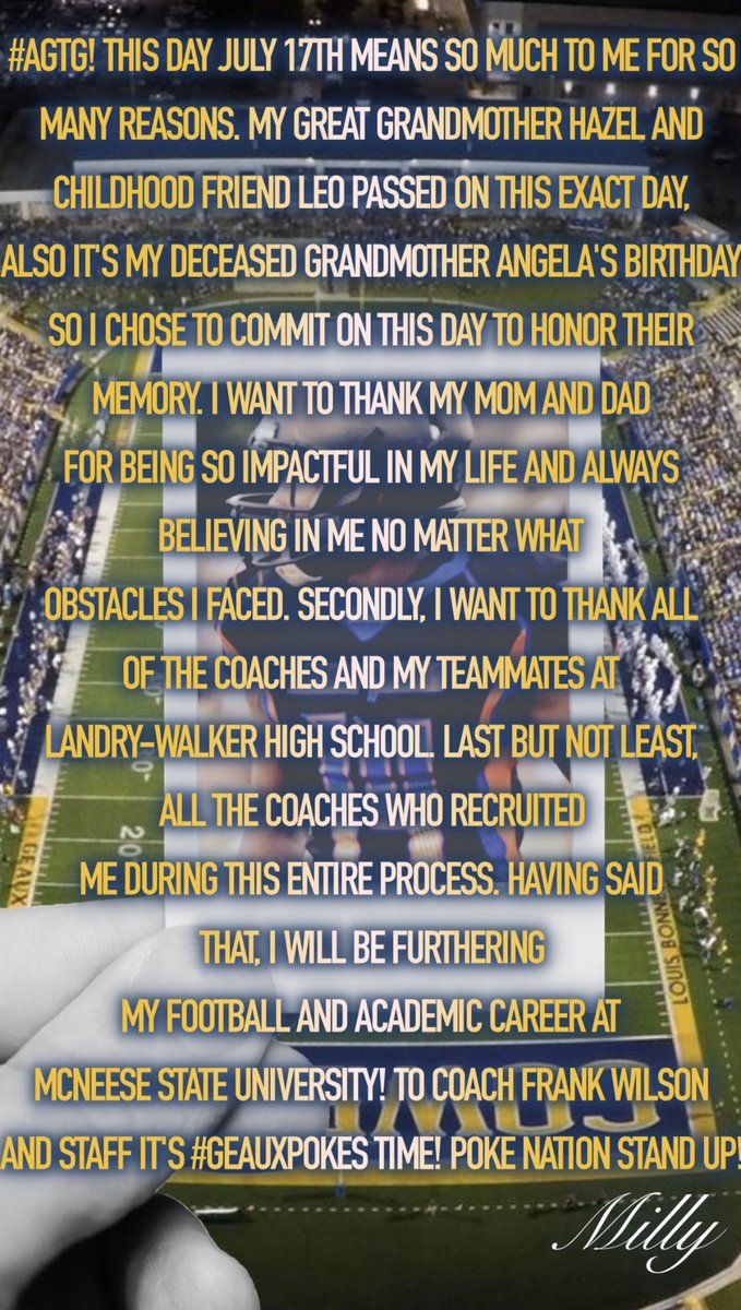 KingMilly27's tweet photo. Respect My Decision! Happy Birthday MawMaw❤️ 504✈️337🔵🟡 #LLK4 https://t.co/Kd8r0F7m8Z