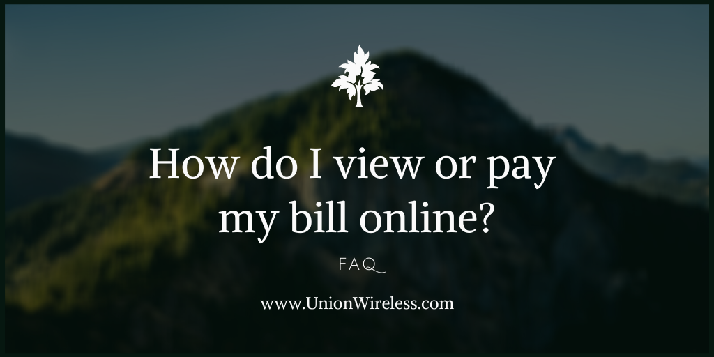 UnionWireless's tweet photo. Click the link to visit our Frequently Asked Questions page for self-help options. 🌳
 https://t.co/clM4IsUDm5
#UnionWireless, #UnionWirelessFAQ https://t.co/HMbAuvoD2x
