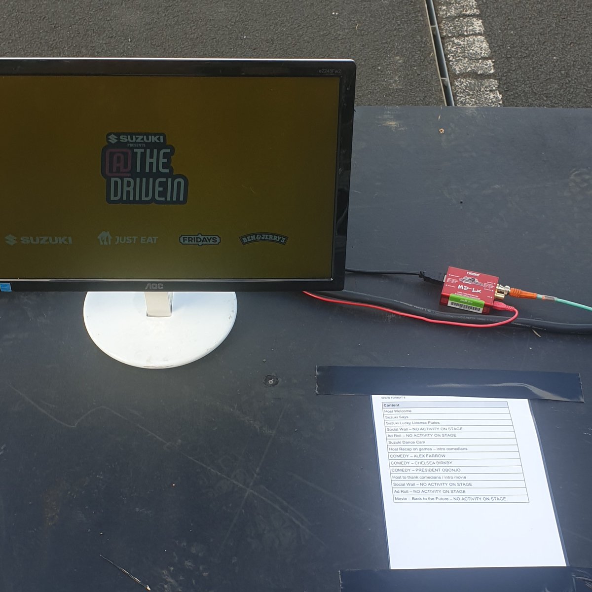 realObonjo's tweet photo. So it begins #driveingig https://t.co/Y6lMOYd1SL
