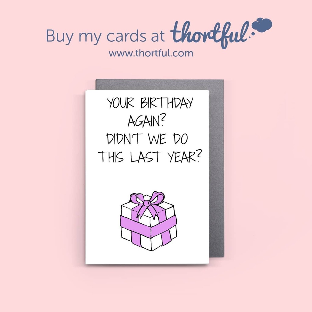 saharacards's tweet photo. 🚨New card alert! 🚨

New birthday card so you can show them just how much their birthday matters to you 🤣

https://t.co/Zd51QpNT1r

@prilaga https://t.co/kNlnsYbuU0 https://t.co/P1oCTVVkyf