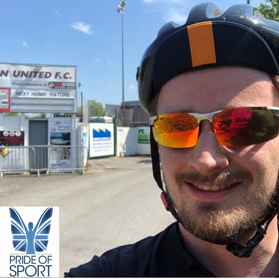 PrideofSport's tweet photo. Five friends are planning to cycle past 21 London football stadiums in a single day to raise money for charities hit by lockdown cancellations. Cycling for @fightforsightUK @CwCUKNews @Shelter @RNLI and @MindCharity. Good luck team!
#OurPrideofSport #Whosyours @StadiumsCycle https://t.co/Kr4qwiMwwW