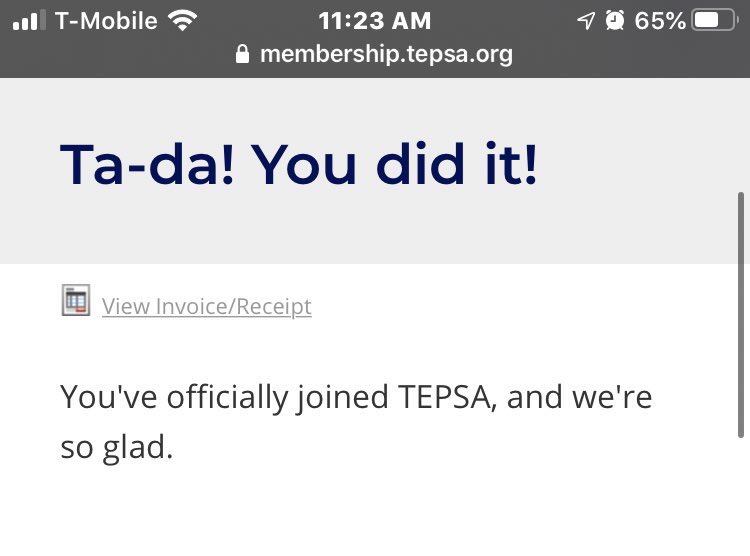 thekingofstem's tweet image. I am officially a Aspiring Administrator TEPSA MEMBER! Super excited to join such a great organization. @TEPSAtalk @TechNinjaTodd @Greenwood_CPE #weleadtx #aspiringadmin #futureAP #futureprincipal #LPstrong #ProudtoBeLP