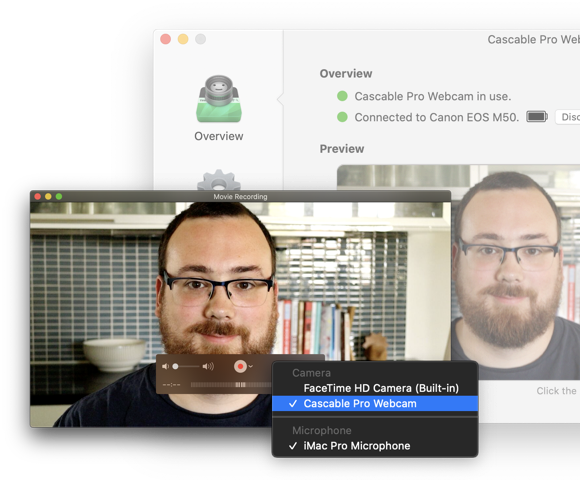 CascableApp's tweet photo. ICYMI: Cascable Pro Webcam 1.0 is officially here! Early bird beta pricing remains, but not for long!

#cascableapp
#photography
#prowebcam https://t.co/vtZZ95m4TH