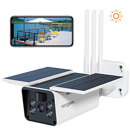 SecurityKit's tweet image. Wireless Security Camera Outdoor, #Koogeek 1080p HD Solar Security Camera 10400mAh Rechargeable Battery Power, PIR Motion Detection, Night Vision, 2-Way Audio, 4dbi Antenna, IP67 Waterproof, Cloud/SD

More: is.gd/mjtFq9

#CloudSD