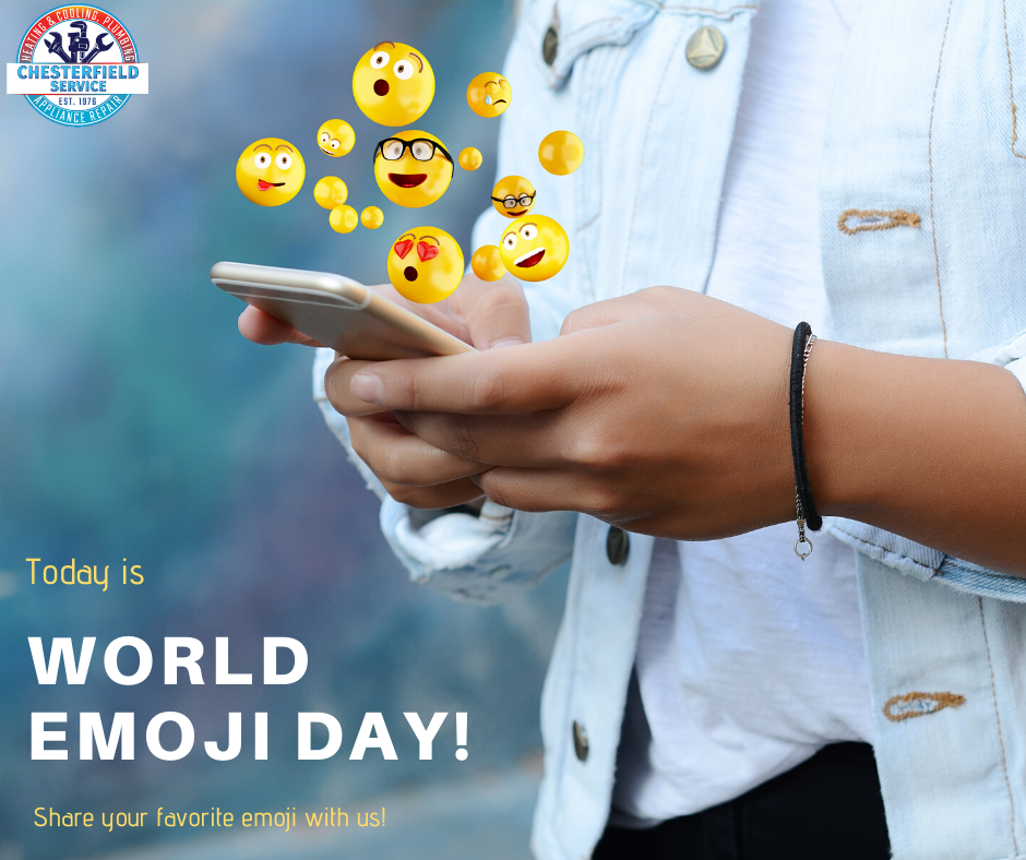 StlCooling's tweet photo. Happy World Emoji Day! 😎 Share your favorite emoji with us in the comments. https://t.co/ZeoHbd94ab