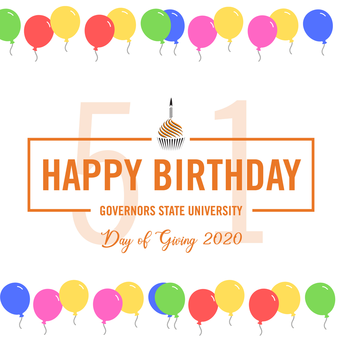 GSUFoundation's tweet photo. #Today we celebrate the 51st birthday of GSU!!! It has been great 51 years of providing people with the resources for successful future . To help celebrate we also recognize today as the Day of giving. Show your support by giving! https://t.co/DcwsC5DC7y #HBDGovState #GovState https://t.co/esULwJsre6