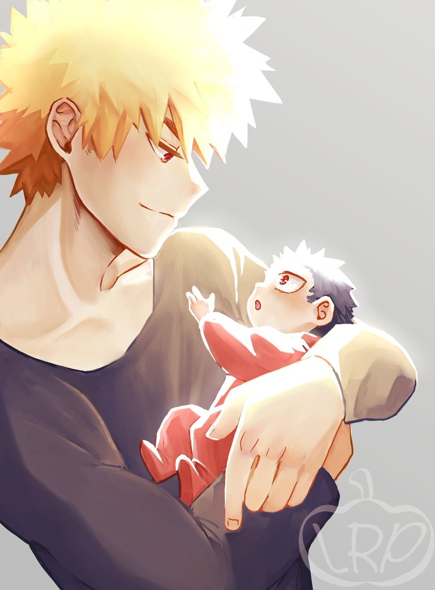Bake and kiris child art😻

So cute!!!!
