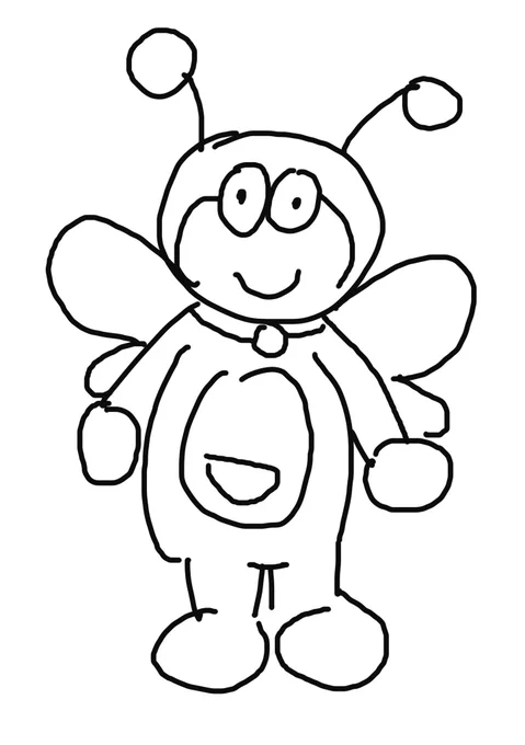 なぜかポケットを忘れる・・。
こちらは2年前に描いたエモドラン。成長の程がうかがえるかもしれない。 