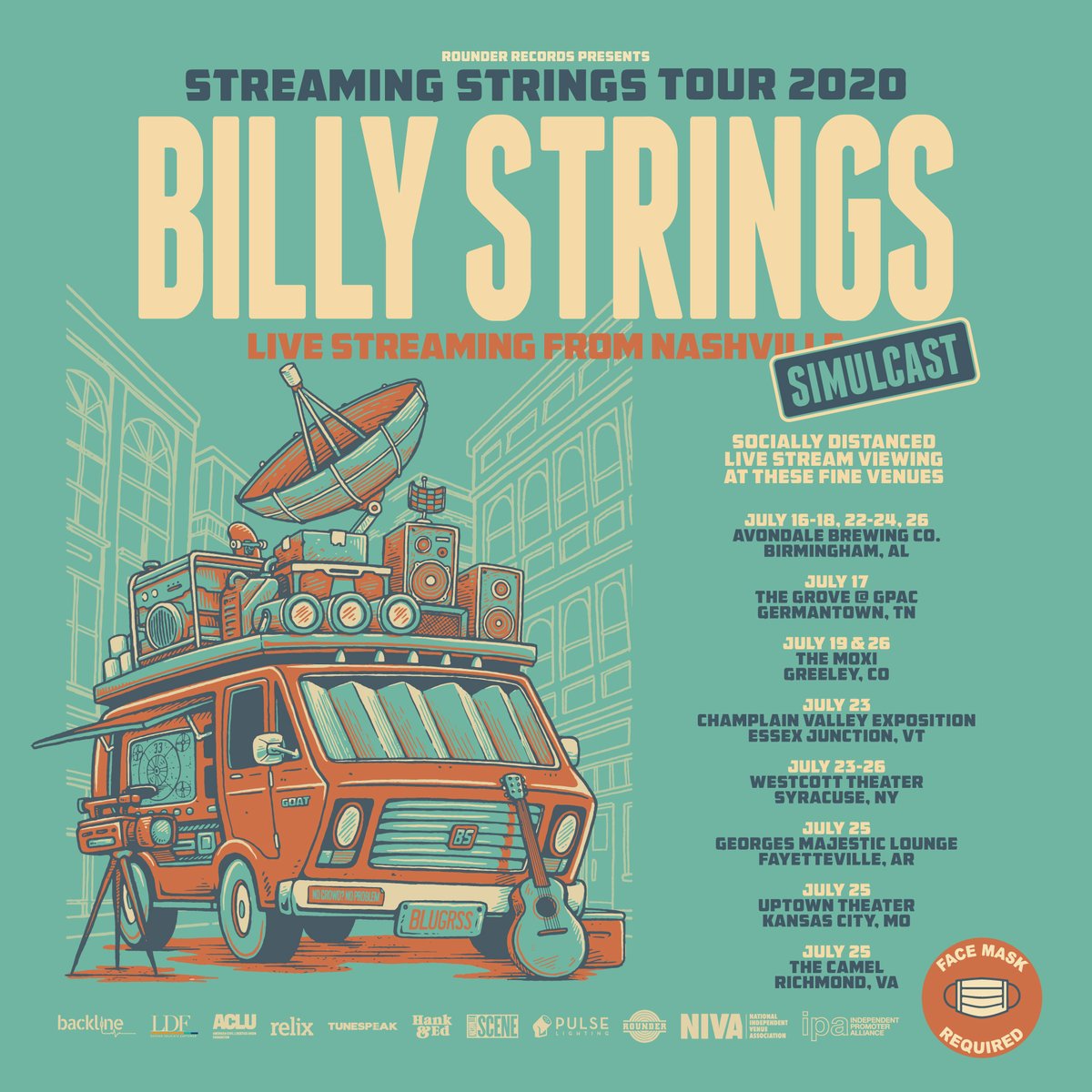 We're hosting our 1st social distant show: <a href="/BillyStrings/">Billy Strings</a> live-stream viewing event 7/23-7/26. TIX ON SALE NOW AT THEWESTCOTTTHEATER.COM #SAVEOURSTAGES