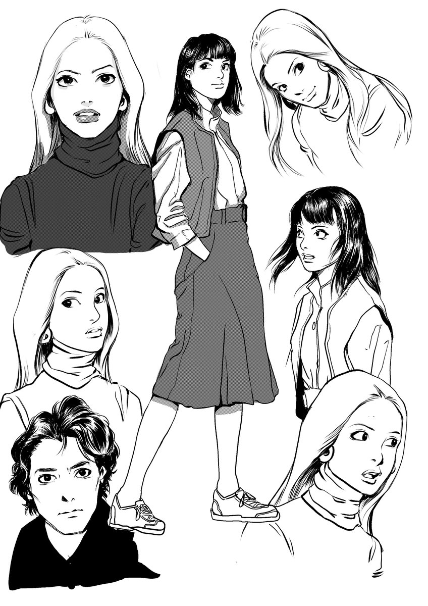 GiihArt's tweet photo. Pratice line 
#art #mangá #anime #comic https://t.co/wzgSx1GnV3