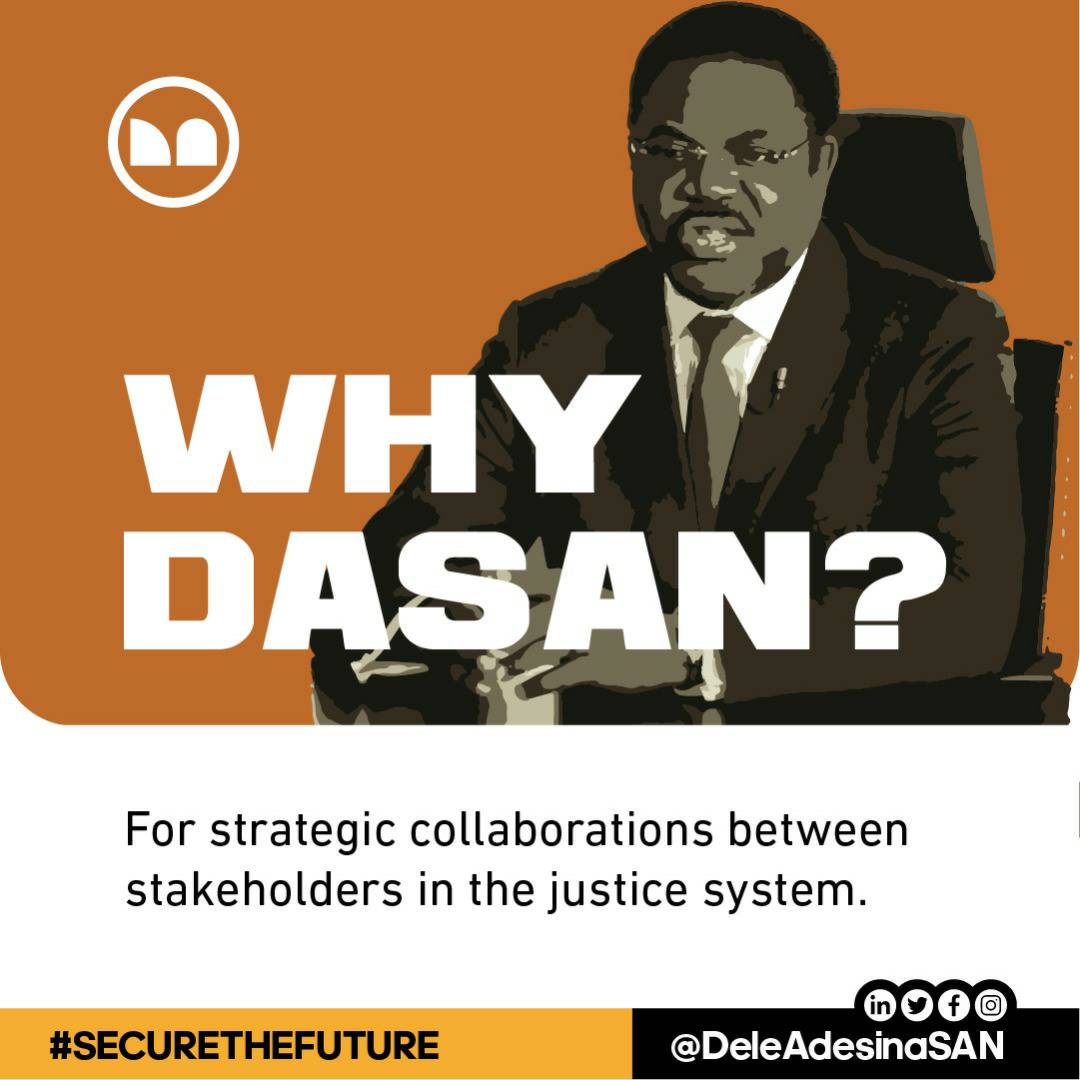 DFHappys's tweet photo. For a better system of Justice Administration 

#DASAN 
#WhyDASAN 
#LeaveNoOneBehind https://t.co/ES4JhWYeYz