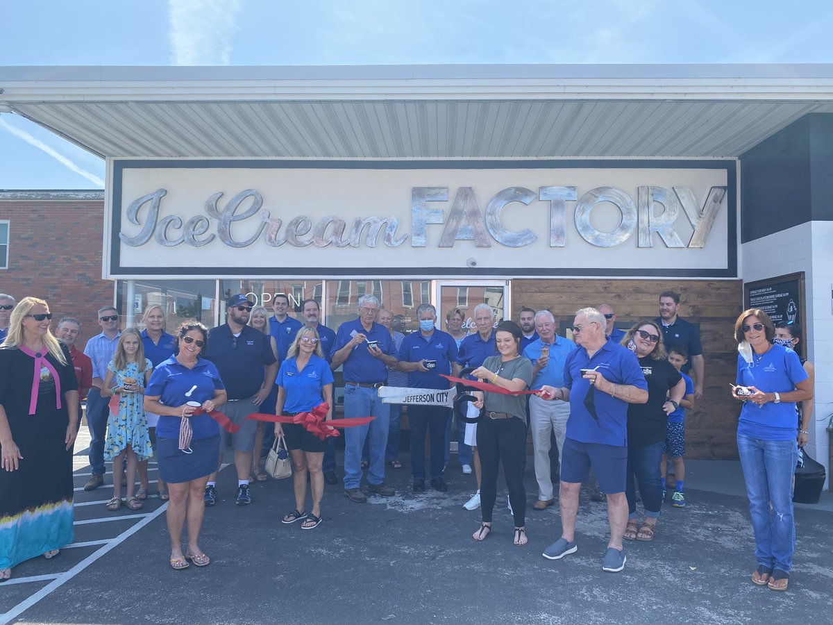 Congratulations Ice Cream Factory on your Grand Opening! Your hand-made ice cream is phenomenal and takes SO good on a hot day like today! Ice Cream Factory sells their ice cream in their shops, in stores, and also offers catering!

Pictured: Sarah Light (Store Manager)