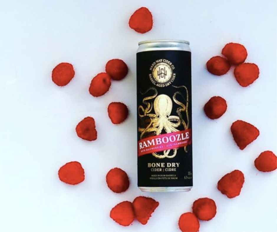 LorponLabels's tweet image. Looking to maximize the label coverage on your can? Check out the new look for @hardwaycider With more label real estate, the designer was able to expand the graphics for maximum coverage. The silver show-through and spot gloss really pop against the matte finish on the can.