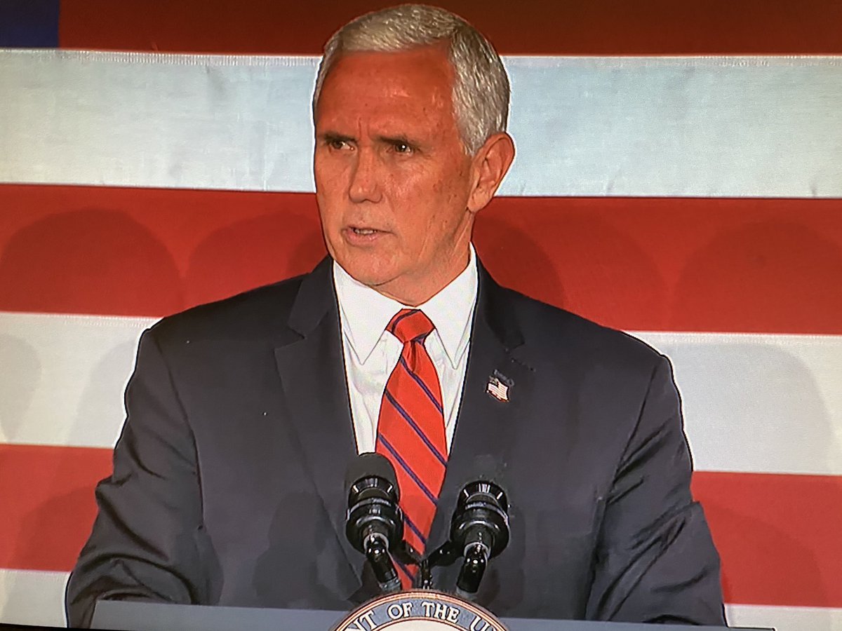 KellyO's tweet image. .@vp Pence in Wisconsin with harsh campaign rhetoric says “the hard truth is you won’t be safe in Joe Biden’s America”