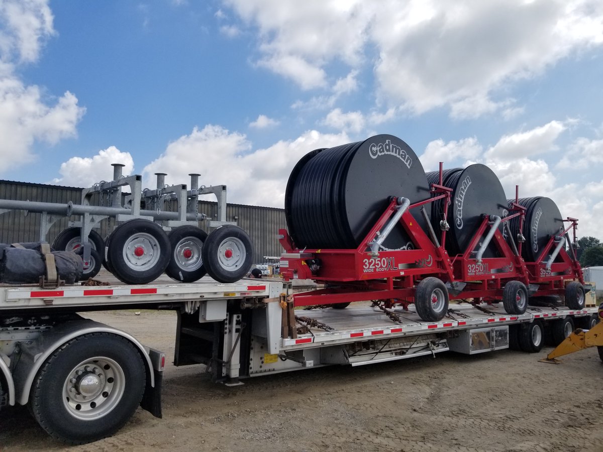 CadmanPower's tweet photo. North Carolina's about to receive some much needed #rain, #Cadman style.
#Cadmanpowerequipment #agriculture #irrigation #irritation2020 #irrigationnotirritation #crops #shipout https://t.co/DtCVBexHFG
