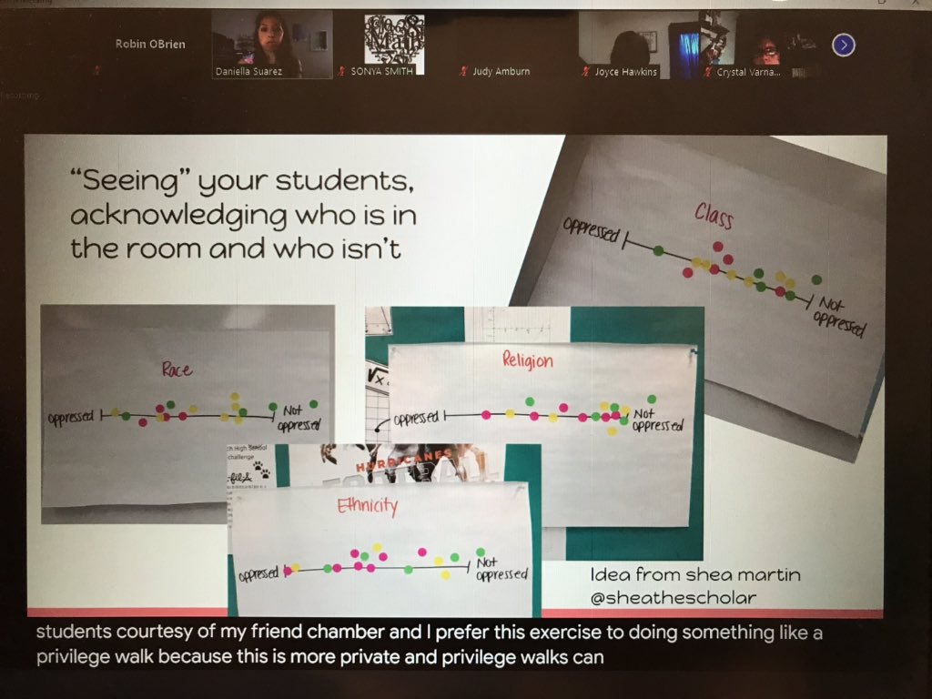 MathSdpbc's tweet photo. @daniellitaa showing us that kiddos are ready for the conversation! Humanizing Mathematics at the 6th Annual #MiniMathConf @PBCCTMath @FCTMath https://t.co/boK9wCtHSm