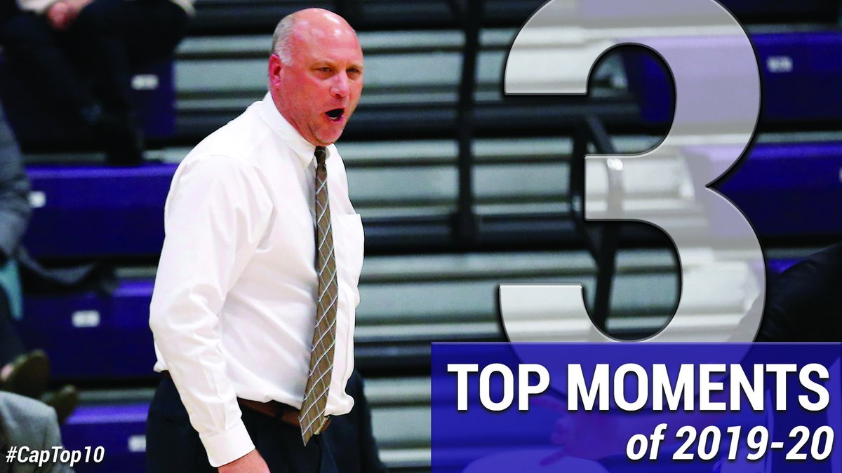 cap_athletics's tweet photo. It's time for Top Moment #3⃣! Not only on February 1 did @Capital_MBB complete the season sweep of rival 🚫tterbein, but it also landed Head Coach Damon Goodwin his 400th career victory! #CapFam #CapTop10

🔗 https://t.co/D1S5fa17YE https://t.co/EyCW73L5lD