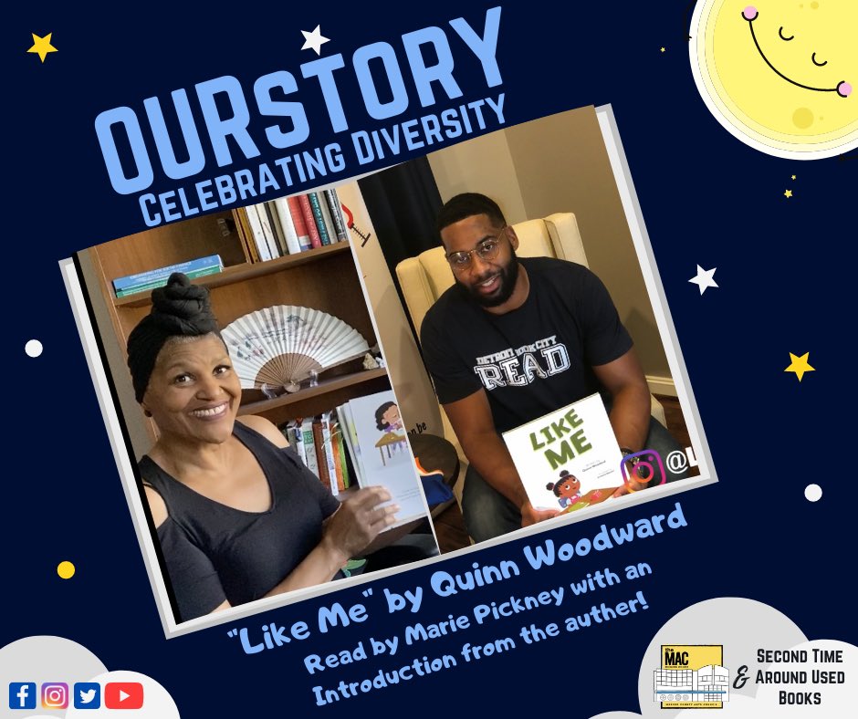 artsmerced's tweet photo. Today's OurStory: Celebrating Diversity - Like Me, written by Quinn Woodard and read by Marie Pickney, with a special message from the author! Premiering at 10:30 this morning on Facebook and YouTube and Instagram.
https://t.co/SNqkMWZtp8 https://t.co/Rm2wNbKwVF