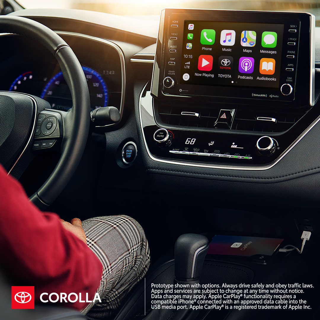 ClasToyota's tweet photo. Dear Tech, You start me, guide me, and look out for me. The best part? Apple CarPlay® is standard on 22 Toyota models. https://t.co/pZeAgA4pTv https://t.co/mM9PSrFNQE