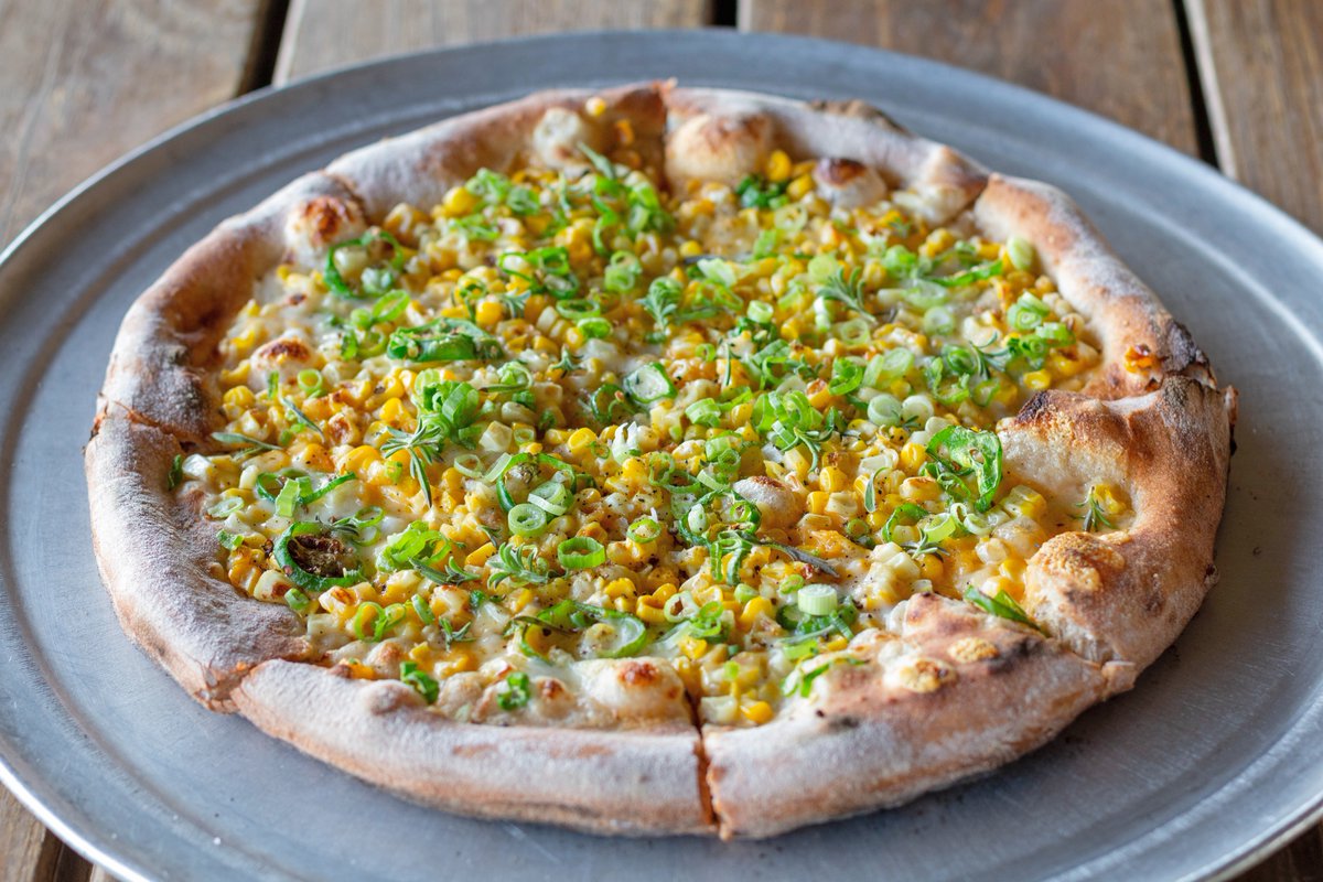 jesterkingbeer's tweet photo. The Canicule pizza -- white sauce, fontina, cheddar, sweet corn, padron peppers, green onion
Available Wednesday to Sunday for curbside pickup (https://t.co/iv2dko3BTU or call 512-661-8736) or by making a reservation to come visit us (https://t.co/uyWJm6ig0l)
#jesterkingkitchen https://t.co/TPeoqVYdbF