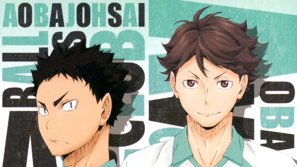 iwaoi's height difference hits different when you realize iwaizumi's the perfect height for forehead kisses 