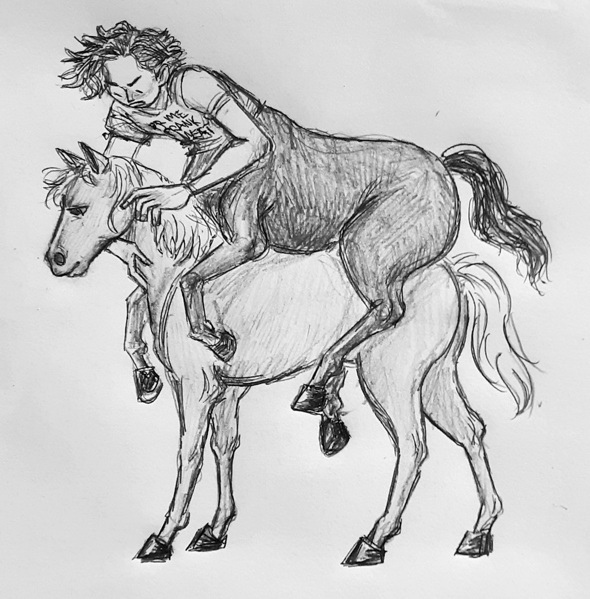 indoorrecesss's tweet photo. #FanFollowFriday for #IndoorRecessCrew is back! Did you think we forgot?
First, @middsummmer shows us that our favorite centaur, Troilus, probably CAN ride a horse....but really shouldn't. https://t.co/JKhJcHgU88