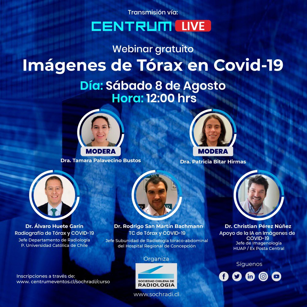 RadiologiaChile's tweet photo. Inscripciones abiertas: https://t.co/mihFc203O7 https://t.co/JbDU8HSnr2