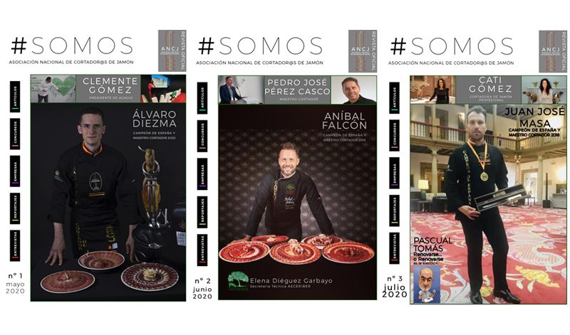 Jamon_Lovers's tweet photo. ¿Conoces la revista #SOMOS de Asociación Nacional de Cortadores de Jamón? @ancj_es Ya disponible su tercer número 🙌🙌🙌 https://t.co/DOZndRIXTp https://t.co/caywhrkGAA