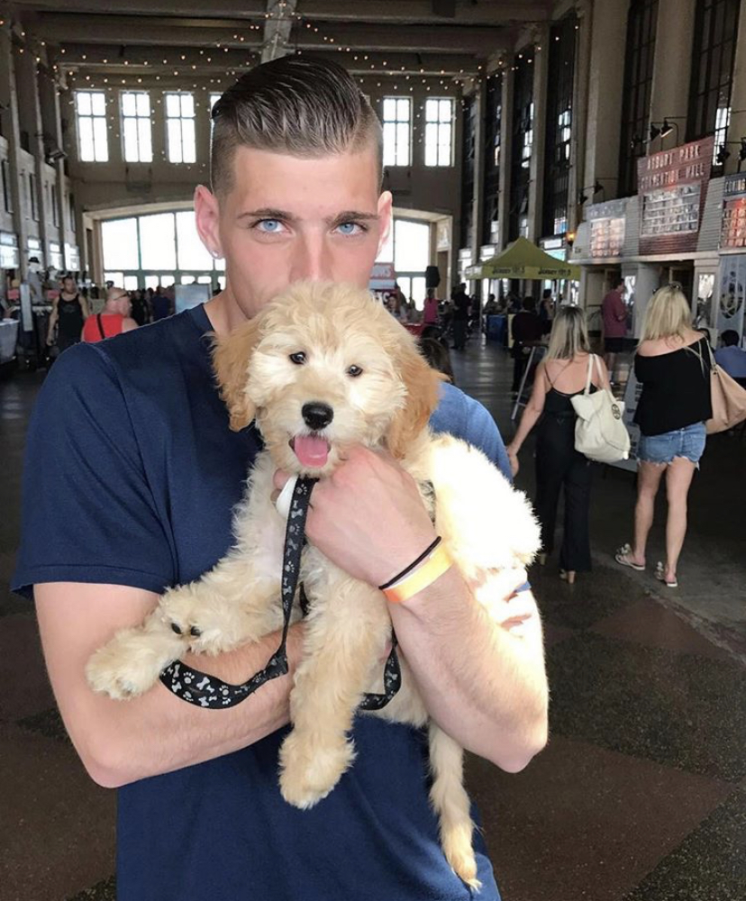 soccer_crush's tweet photo. #FlashbackFriday featuring our #COTW @RedwardsGK and one of the cutest puppies we’ve ever seen! Post pictures of your pets below!
#FBF #FCCCOTW https://t.co/wGluIsyPrX